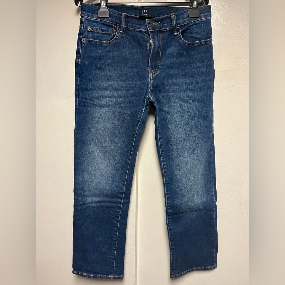 Gap boys size 12 Husky stretch straight jeans